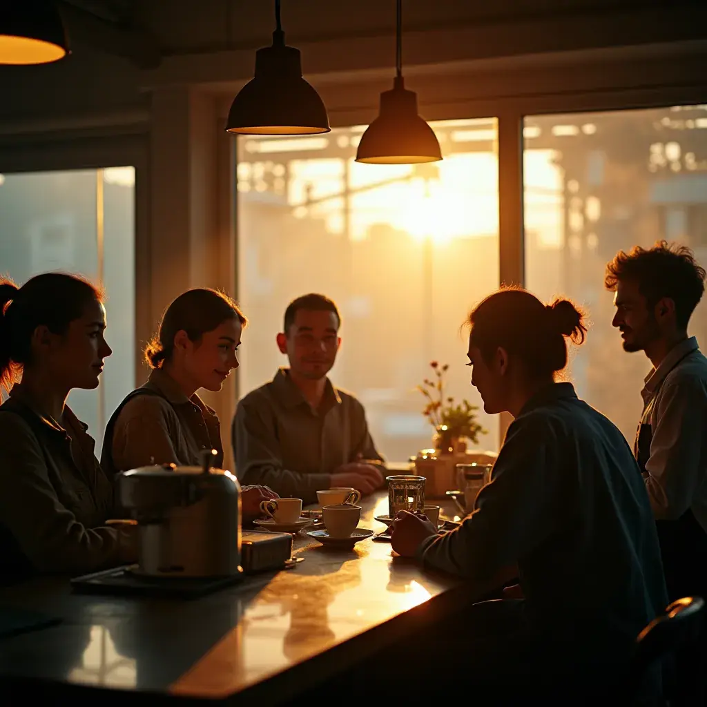 Modern office environment